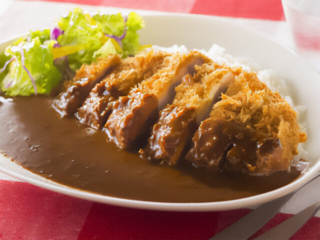 三元豚のロースカツカレー